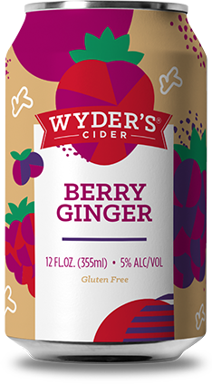 Wyder's Berry Ginger 12oz Can